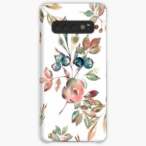 Watercolor Floral Collection AMORE Samsung Galaxy Snap Case