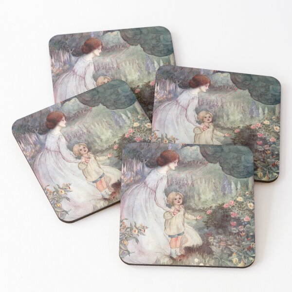 Item preview, Child and Mother by Anne Anderson designed and sold by vintage-art.