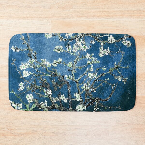 Item preview, Van Gogh Almond Blossoms Deep Ocean Blue   designed and sold by PureVintageLove.