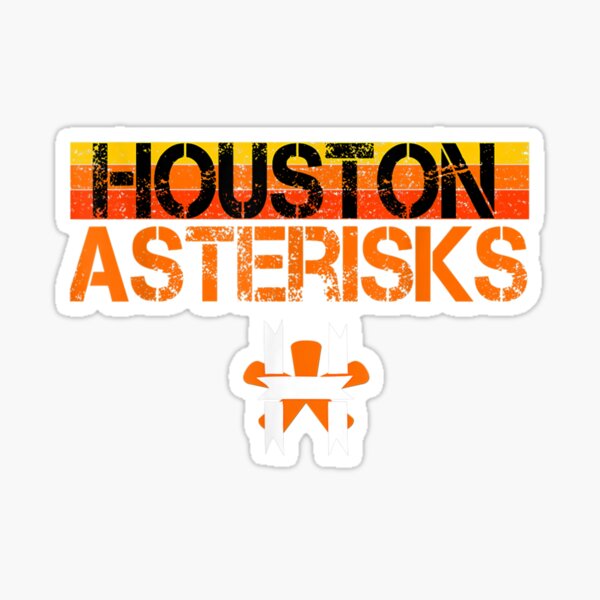 TailgateKings Houston Asterisks Flag Shirt Sticker