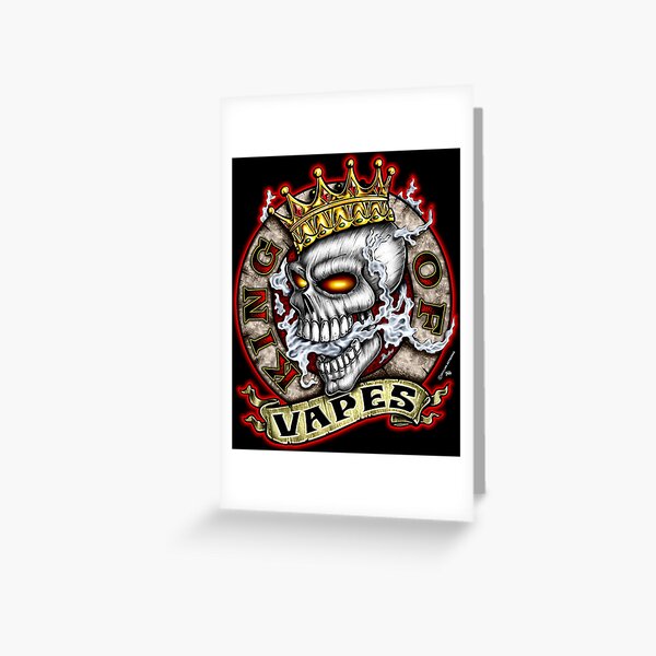 King Of Vapes (Skull With Crown)" Greeting Card for Sale by LinkArtworks | Redbubble King Of Vapes (Skull With Crown)" Greeting Card for Sale by LinkArtworks | Redbubble