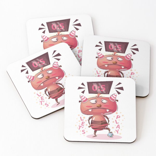 Item preview, Pink Monster Let's Play Soccer designed and sold by ProjectX23.