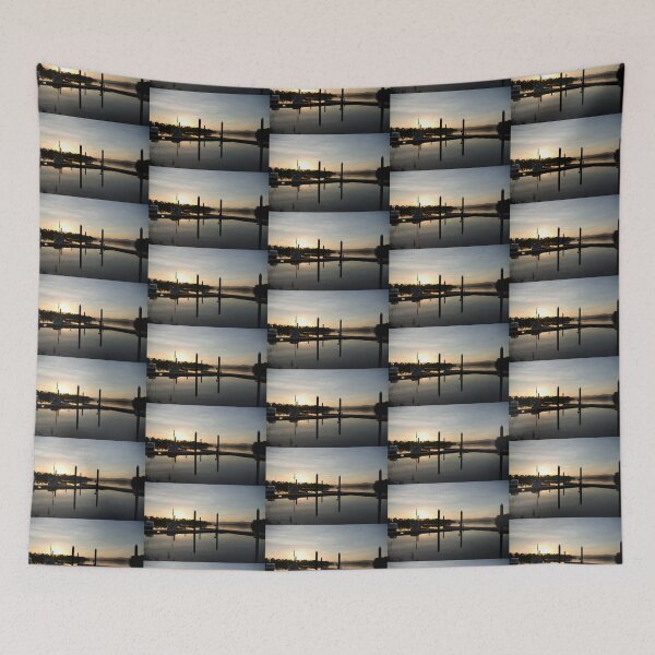 Item preview, Tranquil Dawn ~ Johnstone River Moorings, Innisfail, Far North Queensland.  designed and sold by Kerryn Madsen-Pietsch.