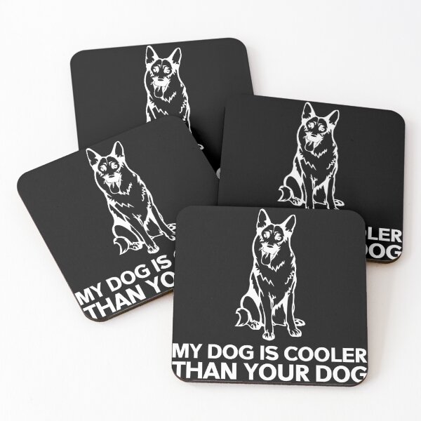 Artikelvorschau, My Dog Is Cooler Than Your Dog - White entworfen und verkauft von saechla.