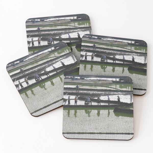 Item preview, Farmers Working Rice Fields, Rural Landscape, Vietnam designed and sold by worldways.