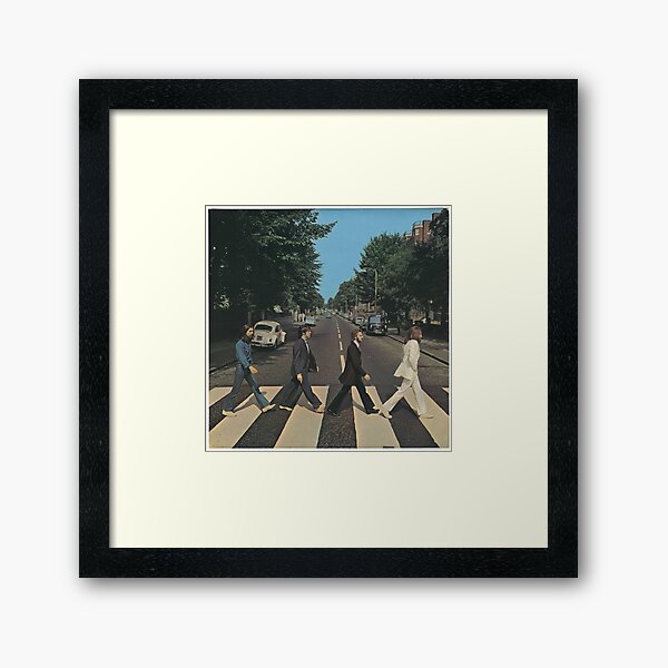 "Abbey Road" by The Beetles, cover Framed Art Print