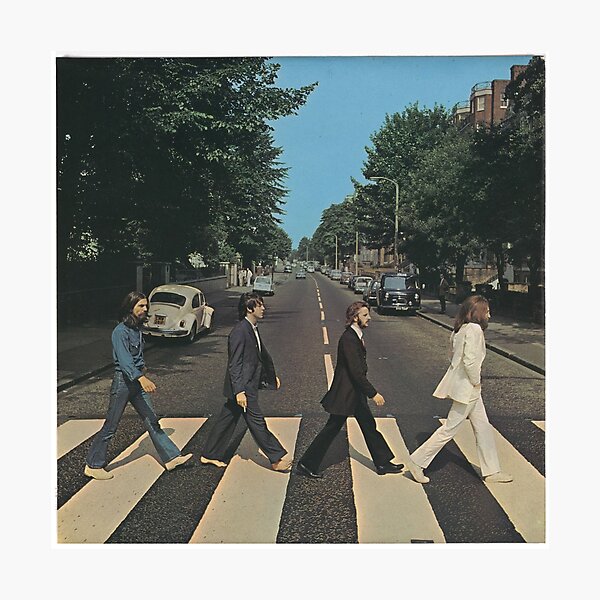 "Abbey Road" by The Beetles, cover Photographic Print
