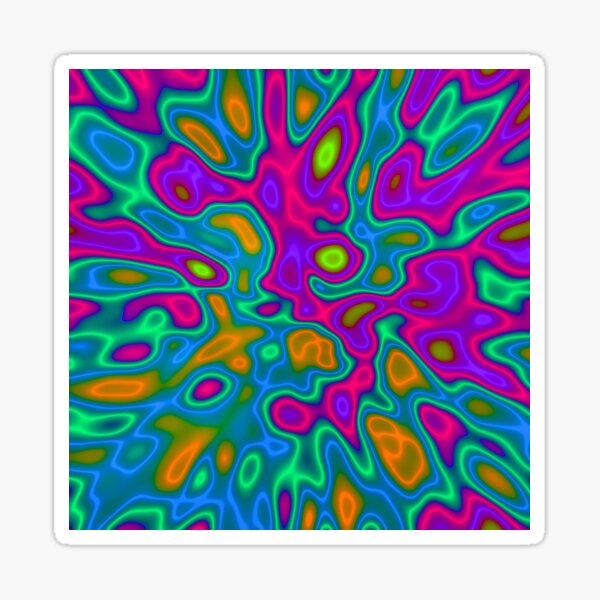 Abstract Color Sequences #1 Sticker