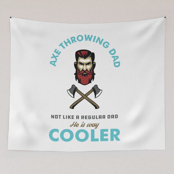 Item preview, Axe Throwing Dad Not Like A Regular Dad He Is Way Cooler Light designed and sold by funnierthanthou.