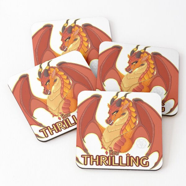 Item preview, WINGS OF FIRE: Queen Scarlet "How thrilling" designed and sold by Enchanteddove.