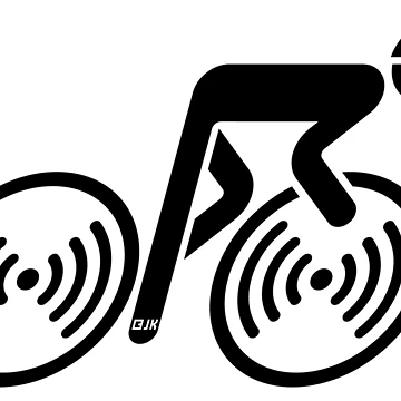Vorschaubild zum Design Rennradfahrer (Rennrad / Fahrrad / Radler / L–>R / Black) von Roderix