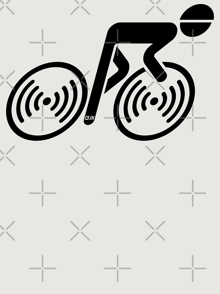 Thumbnail 6 von 6, Premium Oversized Pullover, Rennradfahrer (Rennrad / Fahrrad / Radler / L–>R / Black) designt und verkauft von Roderix.