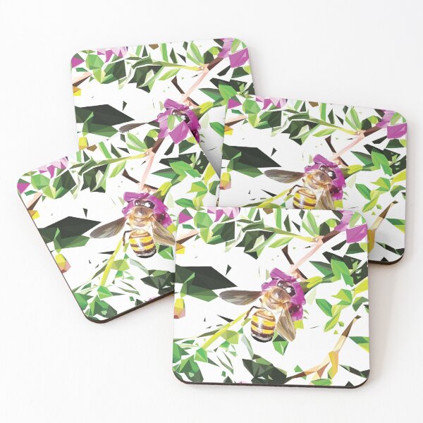 Item preview, Low Poly Honey Bee designed and sold by ErinFCampbell.