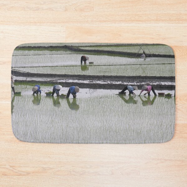 Item preview, Rural Landscape, Farmers Working Rice Fields,Vietnam designed and sold by worldways.