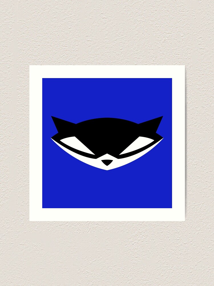 "Sly Cooper (Black)" Art Print for Sale by Mirisha Redbubble