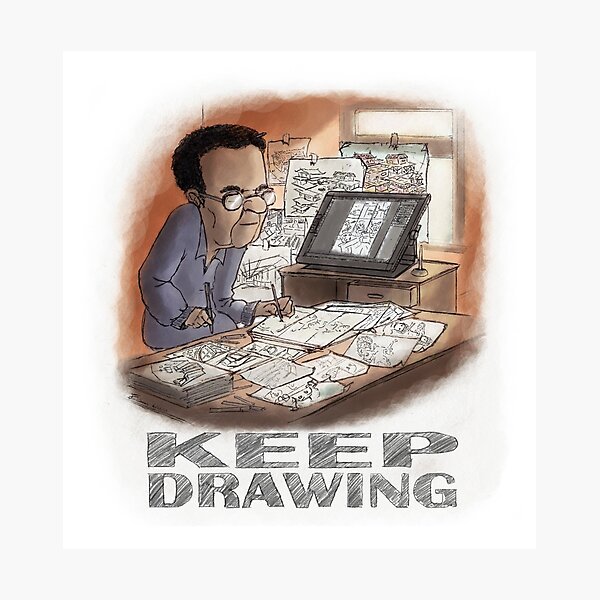 Keep Drawing_Prints Photographic Print