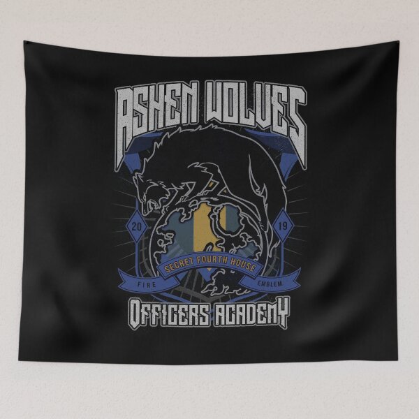 Item preview, Ashen Wolves Crest designed and sold by Ursula Lopez Sorribes.