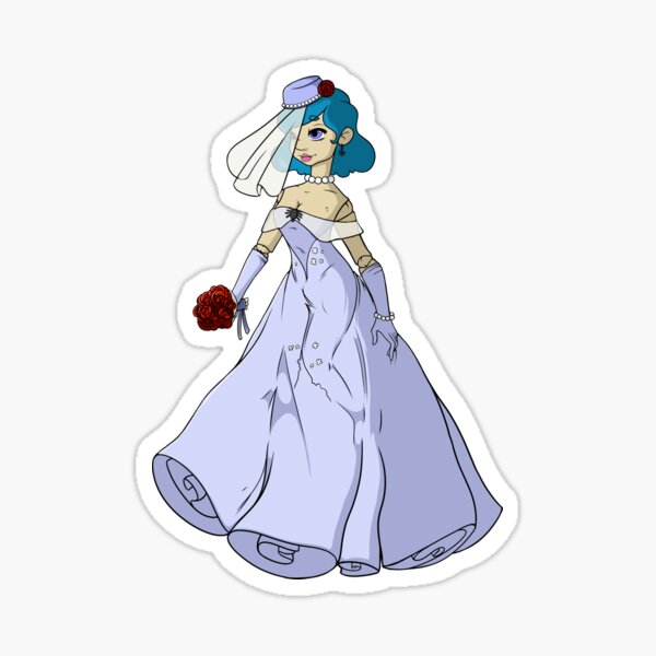 Doll, Bride Sticker