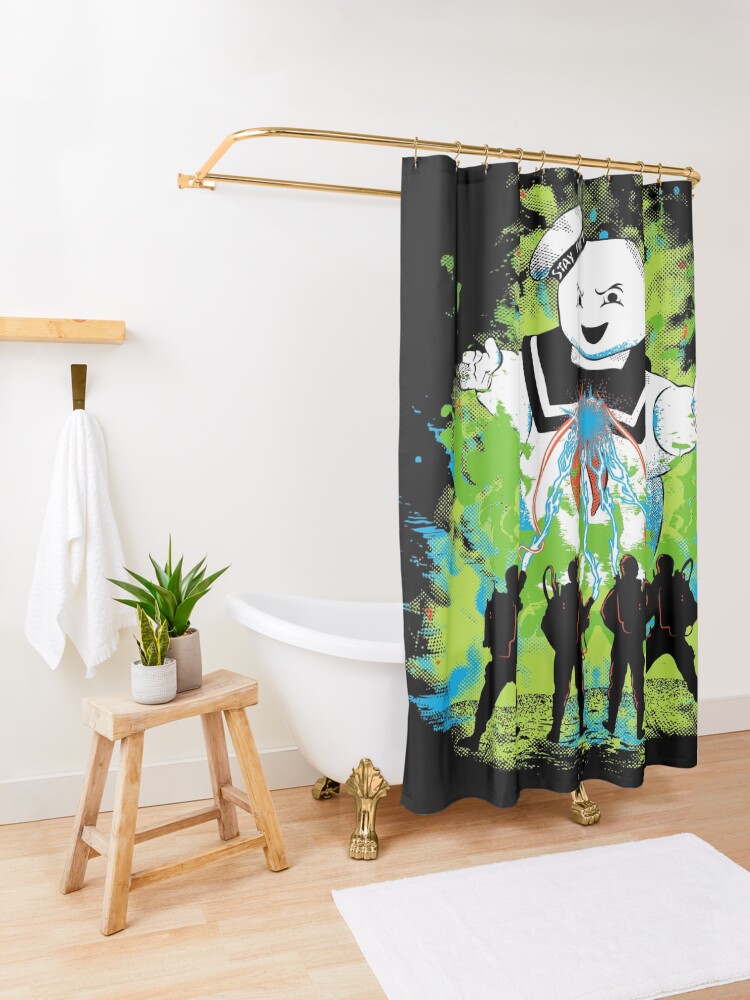 Alternate view of Busters Shower Curtain