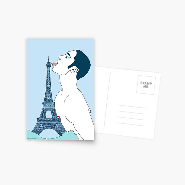 In Love with Paris Postcard