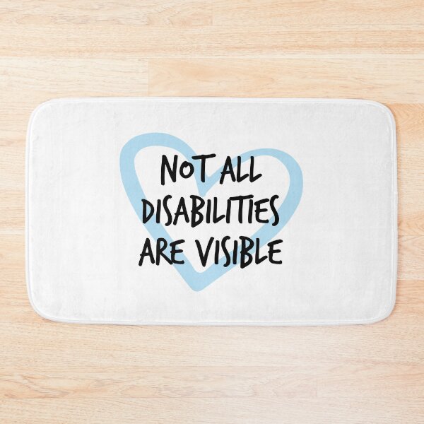 Item preview, Not All Disabilities Are Visible - Invisible Illness Awareness (blue) designed and sold by Isabelle-Anne.