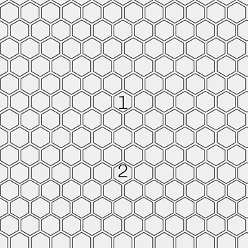 Artwork thumbnail, Hexagonal  by Raju2018