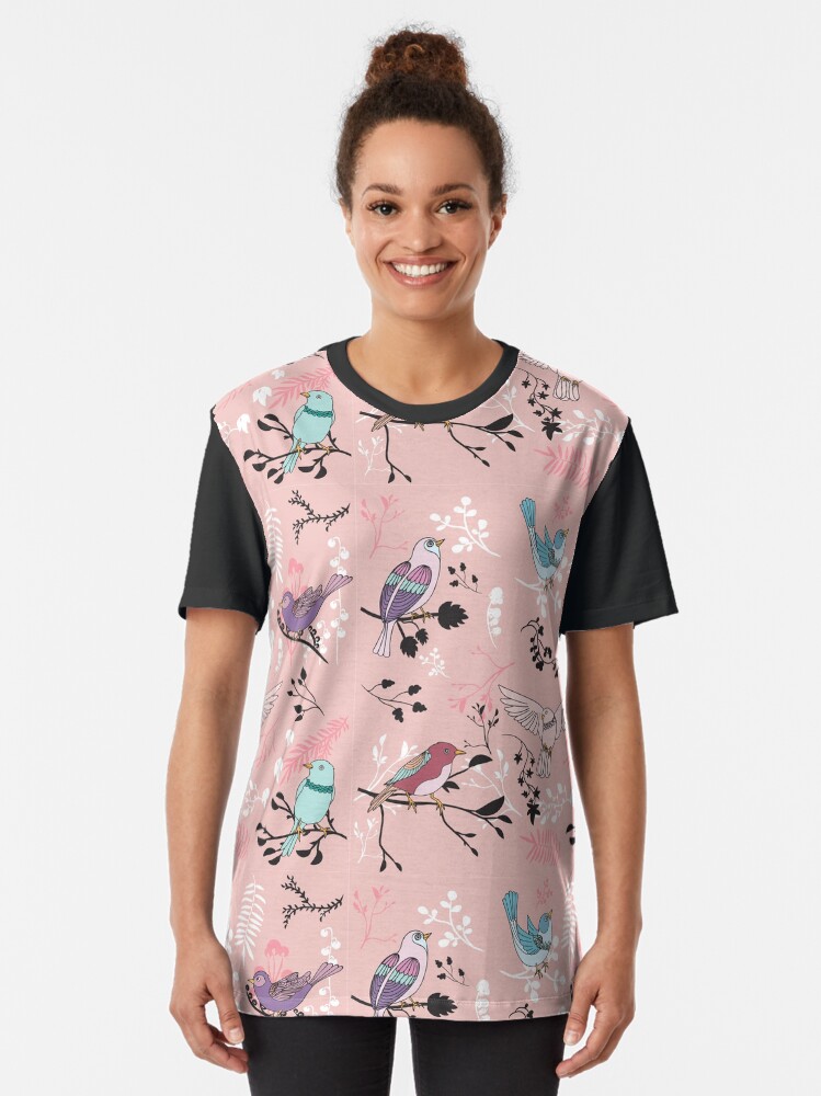 Alternate view of Bird Bliss Graphic T-Shirt
