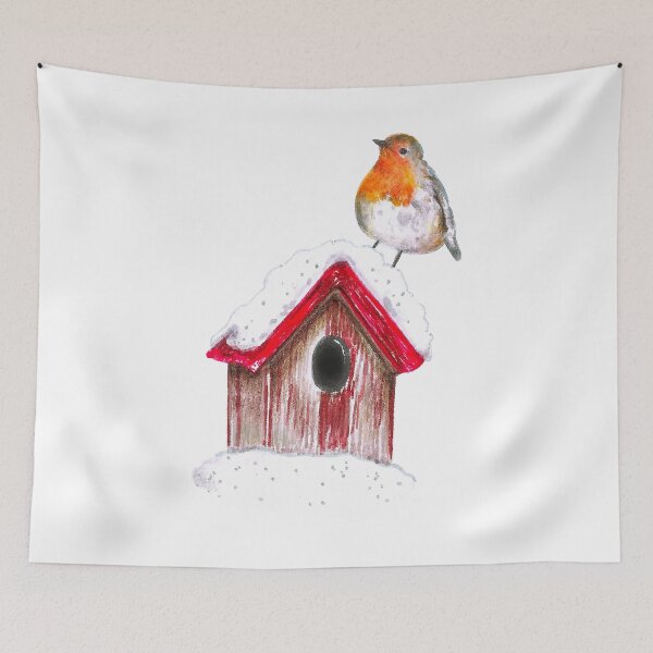 Item preview, Cute Hand Drawn Robin Bird Illustration designed and sold by Negin Mf Designs.