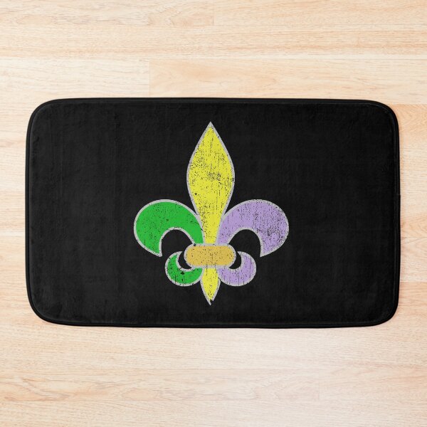 Item preview, Mardi Gras New Orleans Fleur de lis (distressed) designed and sold by Dan Brady.