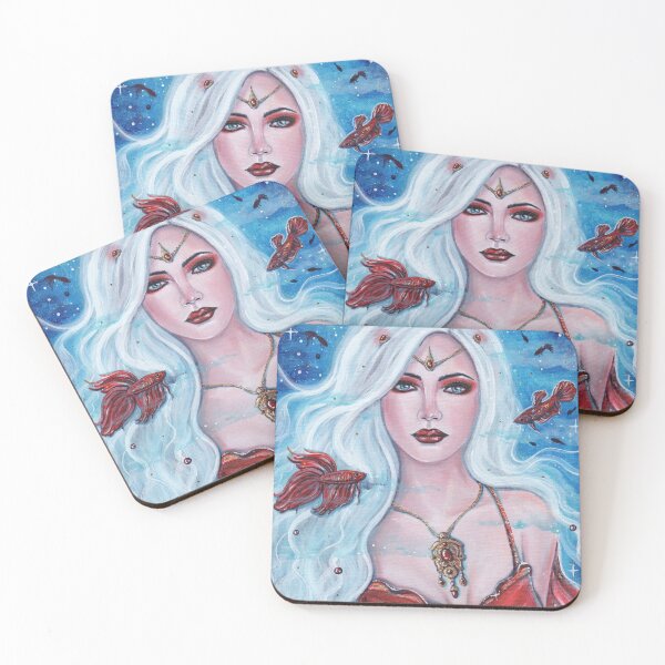 Item preview, Mermaid Ivory Scarlett by Renee Lavoie designed and sold by Renee Lavoie.