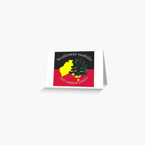 Wollemia nobilis aka Wollemi Pine Greeting Card