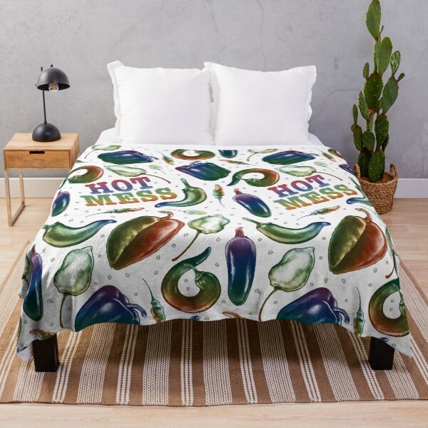 Item preview, HOT MESS - colorful pepper pattern & design designed and sold by MonoMano.