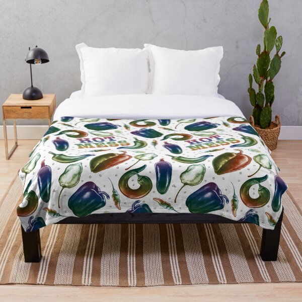 Item preview, HOT MESS - colorful pepper pattern & design designed and sold by MonoMano.