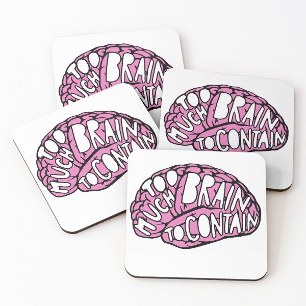Item preview, Too Much Brain To Contain designed and sold by emilyercole.