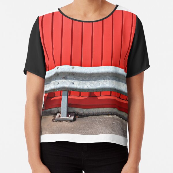 Red Scream Chiffon Top