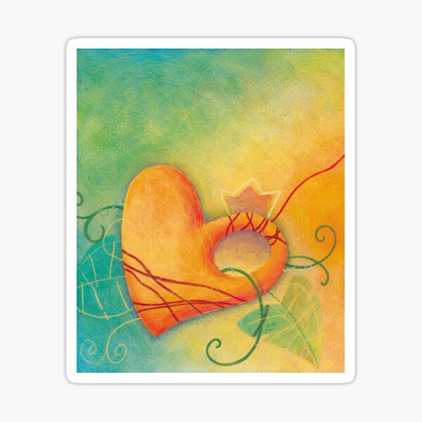 Pumpkin Heart by Edizioni LAlbero Sticker