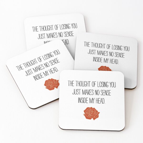 Item preview, Quote Ali Gatie Moonlight The Thought Of Losing You Just Makes No Sense Inside My Head - Square Black Color designed and sold by AlexTheRieur.