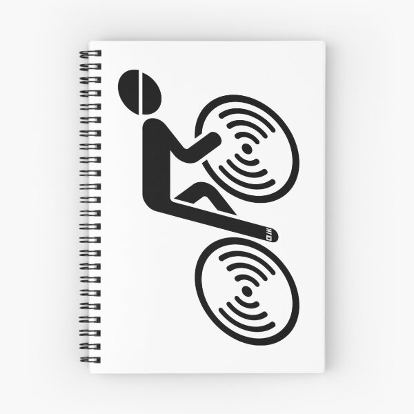 Item preview, Racing Cyclist (Racer, Road Bike, Bicycle / L<–R / Black) designed and sold by Roderix.