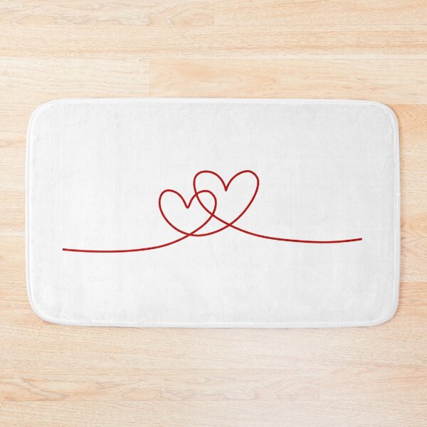 Item preview, Herzen Linie in rot designed and sold by Nicole Bleck.