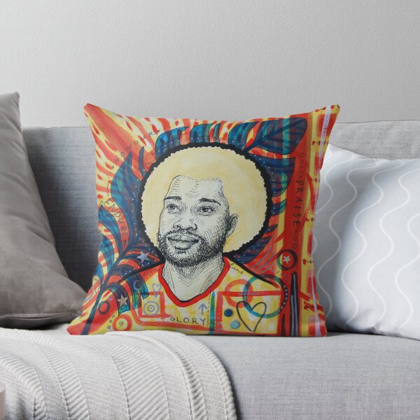 Glory - The Lion and the Lamb Throw Pillow