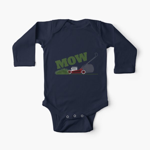 Mowing Long Sleeve Baby One-Piece
