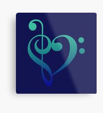 Lienzo metálico Love Music (Cool Colours)
