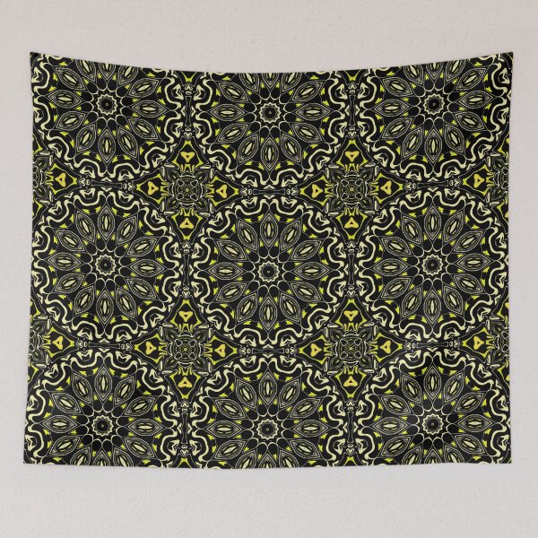 Item preview, Camaieu Yellow Mandala, motif 8, by Bennydoscope designed and sold by Bennydoscope.