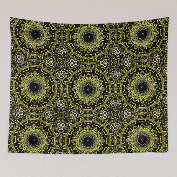 Item preview, Camaieu Yellow Mandala, motif 7, by Bennydoscope designed and sold by Bennydoscope.