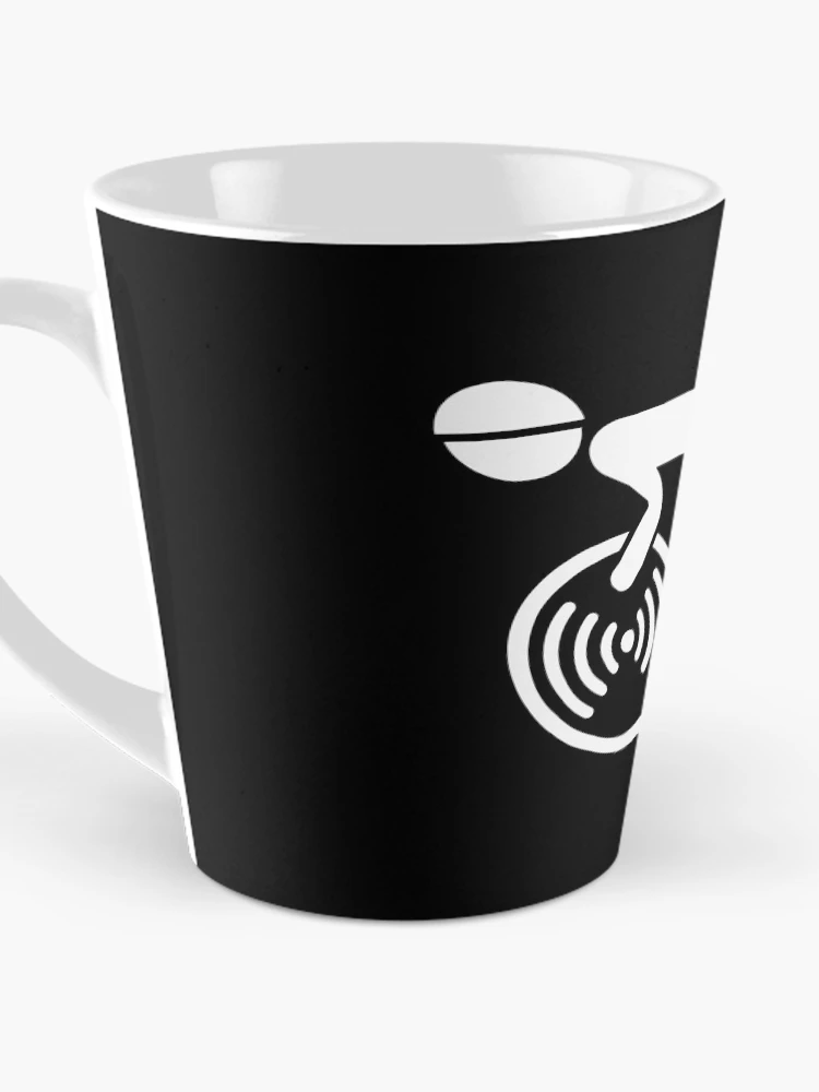 Thumbnail 3 of 4, Coffee Mug, Racing Cyclist (Racer, Road Bike, Bicycle / L<–R / White) designed and sold by Roderix.