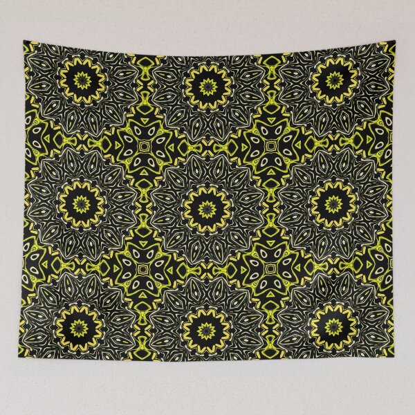 Item preview, Camaieu Yellow Mandala, motif 4, by Bennydoscope designed and sold by Bennydoscope.