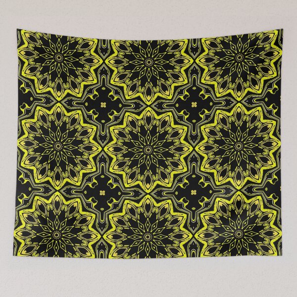 Item preview, Camaieu Yellow Mandala, motif 1, by Bennydoscope designed and sold by Bennydoscope.