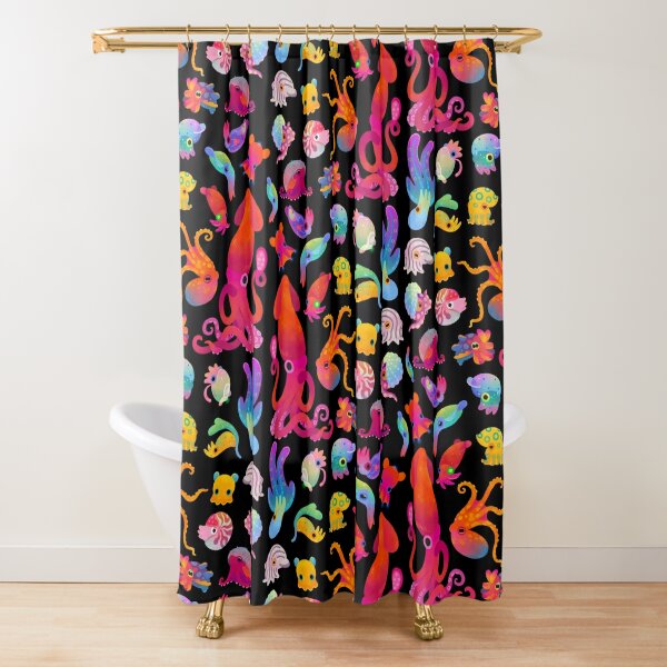 Cephalopod Shower Curtain