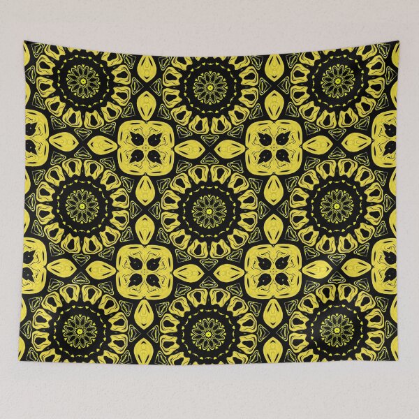 Item preview, Camaieu Yellow Mandala, motif 3, by Bennydoscope designed and sold by Bennydoscope.