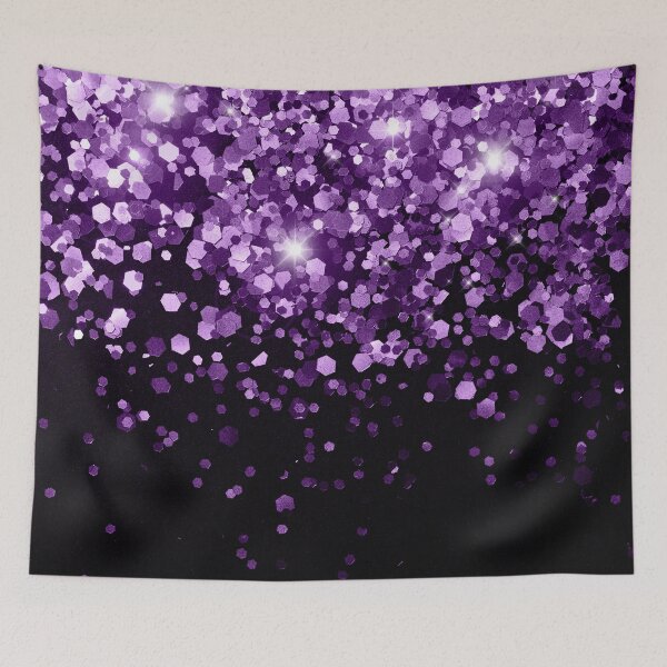 Item preview, Dark Night Purple Black Glam #1 (Photo of Glitter Only - Not Reflective) designed and sold by Anita's & Bella's Art.